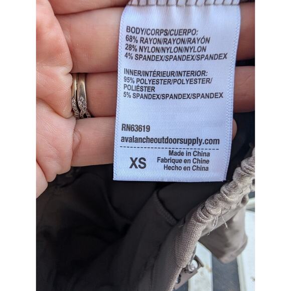 Avalanche Outdoor Supply Co Women’s Cargo Mini Skort Skirt Sz XS Outdoors Hiking - Picture 6 of 6